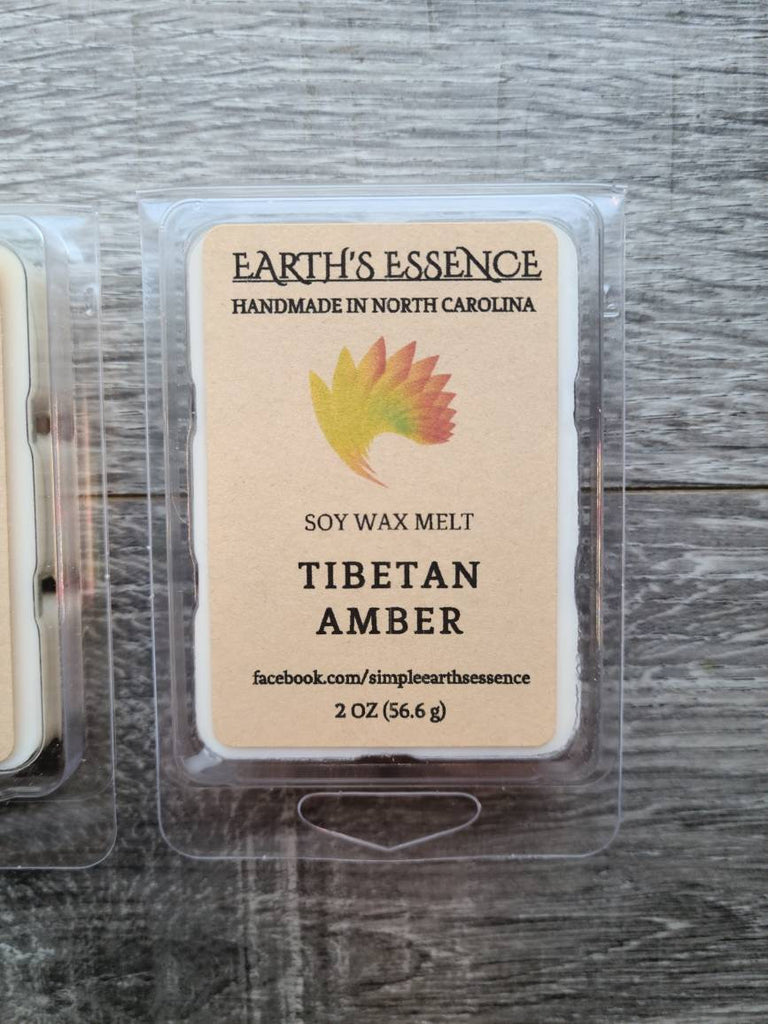 Tibetan Amber 2 oz Soy Wax Melts, Handmade Soy Wax Melts, Highly Scent –  Earth's Essence